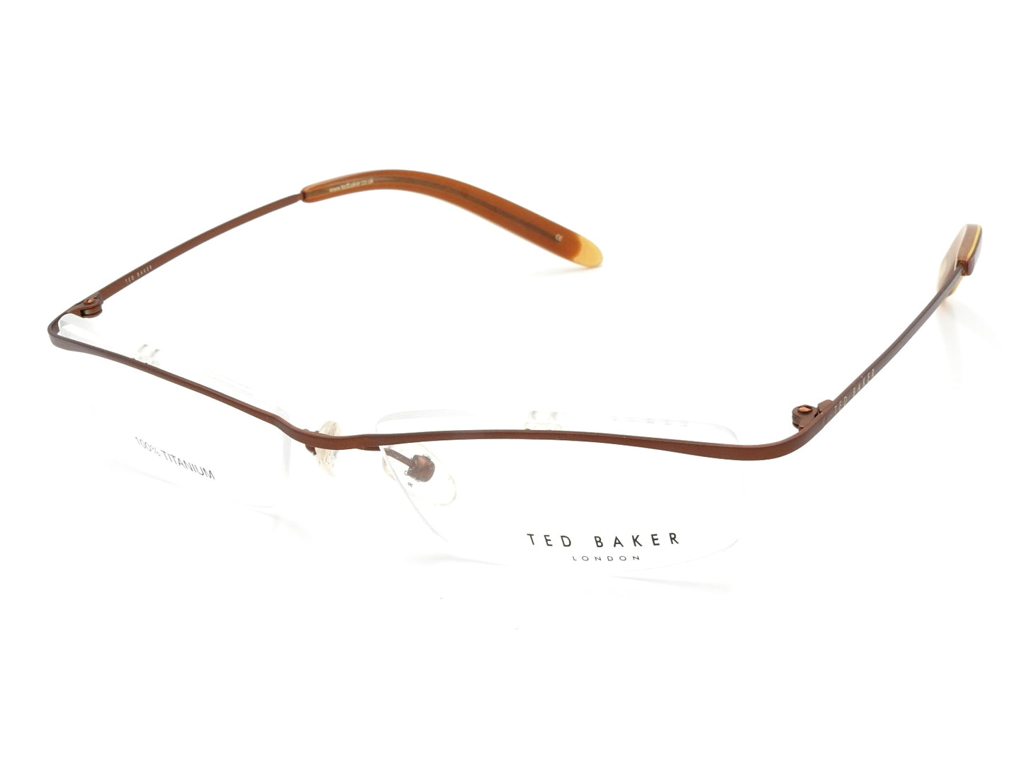 Men's Titanium Eyeglass Frames Ted Baker Austin 7015 132 (Exhibition) 